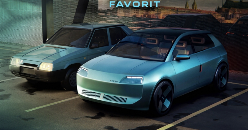 Дизайнери Skoda переосмислили модель Favorit кінця 1980-х у сучасному стилі
