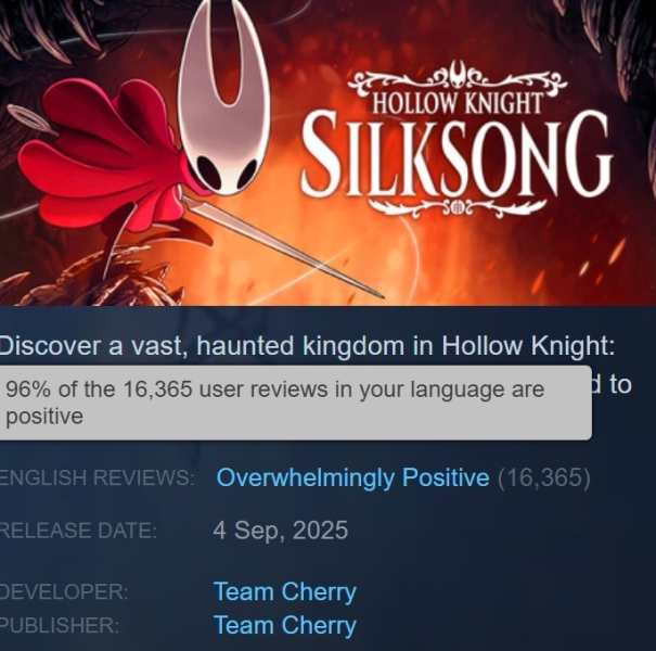 Геймери в захваті від Hollow Knight: Silksong!