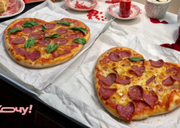 Вкусная идея для романтического свидания в День Валентина: легкая пицца (ВИДЕО)