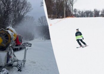 З краєвидом на озеро: у Києві запрацювала нова гірськолижна траса