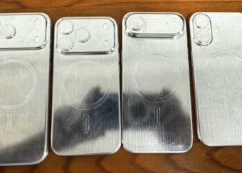 Інсайдер злив фото заготовок корпусів усіх моделей iPhone 17 з точним зазначенням їхніх розмірів