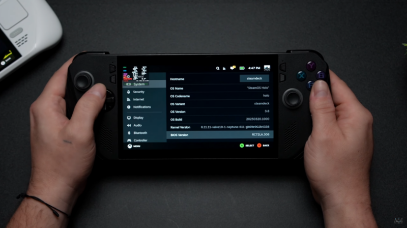 Asus ROG Ally X зі SteamOS 3.8 на 20% швидша за Steam Deck з тим самим TDP