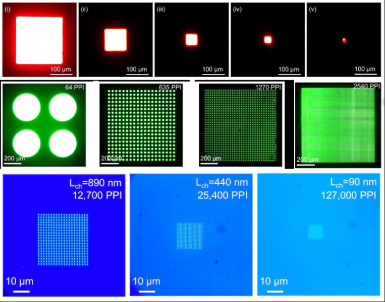 Дисплеї PeLED мають щільність 127 000 PPI — найменші перовскітні світлодіоди отримали рекордну ефективність