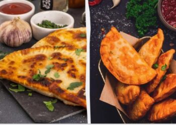 Хрусткі соковиті чебуреки на окропі: тісто не рветься і добре “тримає” начинку