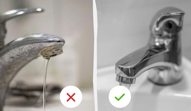 Вапняний наліт сам "відвалиться" за півгодини: ось чим потрібно обмотати кран
