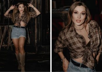 Джинсові шорти та ковбойські чоботи – гарячі тренди весни 2025: приклад від акторки Світлицької