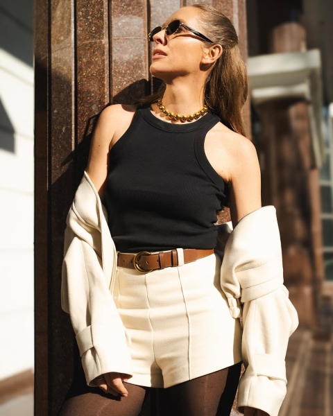 Як носити ковбойські чоботи: Катя Осадча показала стильний образ на весну-2025