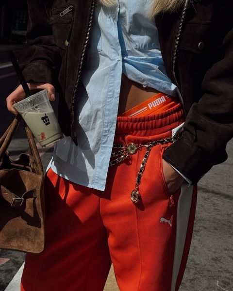 Як носити спортивні штани навесні 2025: приклад від Даші Квіткової