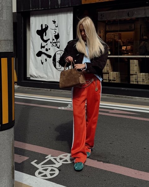 Як носити спортивні штани навесні 2025: приклад від Даші Квіткової