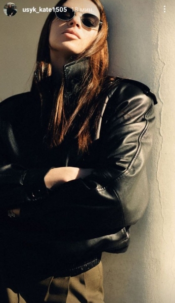 Як виглядає наймодніша шкіряна куртка на весну 2025: дружина Усика задає тренди