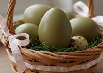 Немножко специй и вода – и получите пасхальные яйца невероятного оливкового цвета: лайфхак