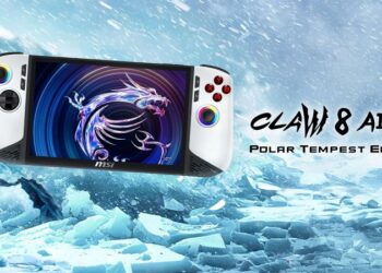 Крутий дизайн і поліпшені характеристики: MSI представила портативну консоль Claw 8 AI+ Polar Tempest Edition