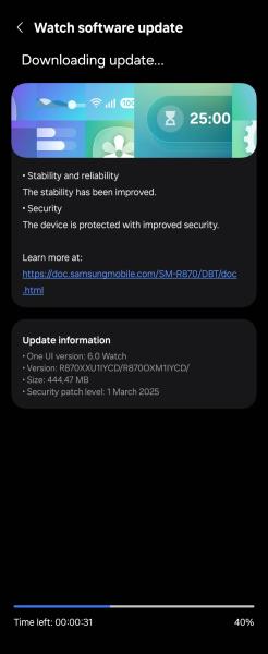Galaxy Watch 4 отримали великий березневий патч безпеки в Європі