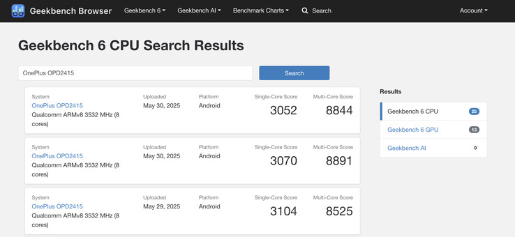 OnePlus Pad 3 перевершує Samsung Galaxy Tab S10 Ultra у бенчмарках