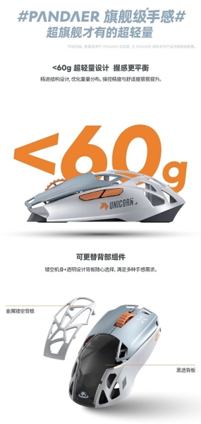 Meizu випустила компактну, стильну і доступну ігрову мишу PANDAER