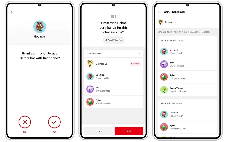 Nintendo розширила можливості "Батьківського контролю": GameChat на Switch 2 можна обмежувати для дітей до 16 років