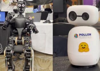 Компанія Hugging Face представила гуманоїдного робота HopeJR і настільного міні-дроїда Reachy Mini