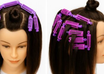 Простий спосіб зробити зачіску пишною за допомогою бігуді-гофре
