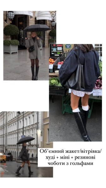 Тренч, гумові чоботи та шорти: як одягатися в дощ і виглядати стильно