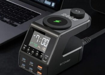 Усе й одразу: представлено універсальну зарядну станцію BW-FW10, яка може обслуговувати до восьми пристроїв одночасно