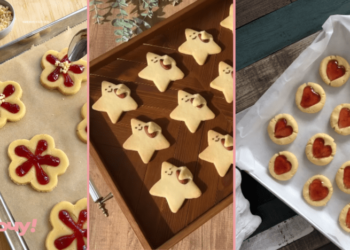 Цветочки, звезды и сердечки: три самых милых способа сделать красивое печенье без лишних инструментов (ВИДЕО)