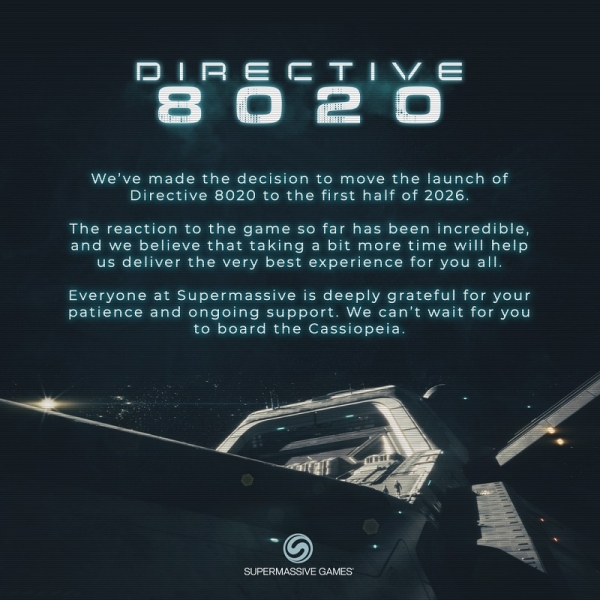 Хоррор Directive 8020 не вийде у 2025 році: студія Supermassive Games зіткнулася з черговою хвилею звільнень