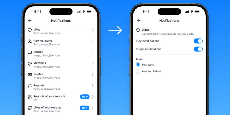 Повідомлення під контроль: Bluesky запроваджує фільтри за лайками, репостами та підписниками