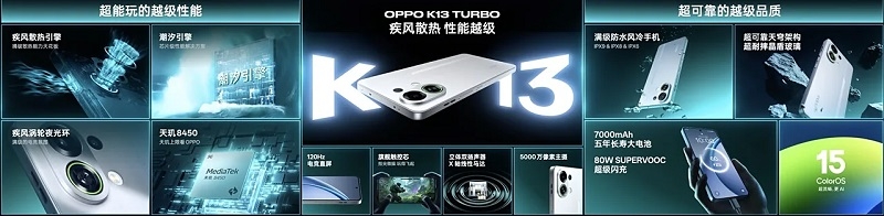 Флагман, який не перегріється: OPPO представила смартфони K13 Turbo і K13 Turbo Pro з просунутою системою охолодження