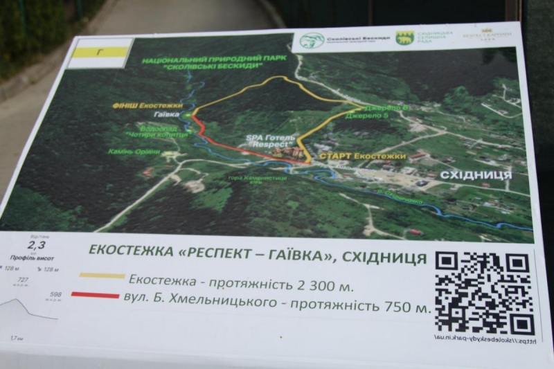 Біля Східниці з'явився новий туристичний маршрут: він адаптований для людей з інклюзією