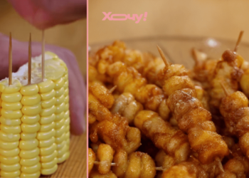 Накалываем кукурузу на зубочистку и готовим хрустящую закуску: оригинальные “шашлычки” (РЕЦЕПТ)