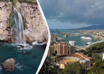 В Іспанії знаходиться містечко, яке вражає туристів неймовірним водоспадом (відео)