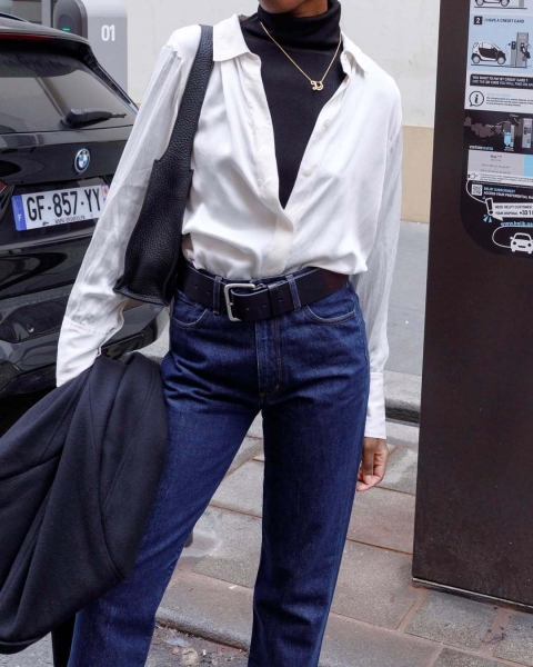 3 стильних способи носити джинси восени, як француженки