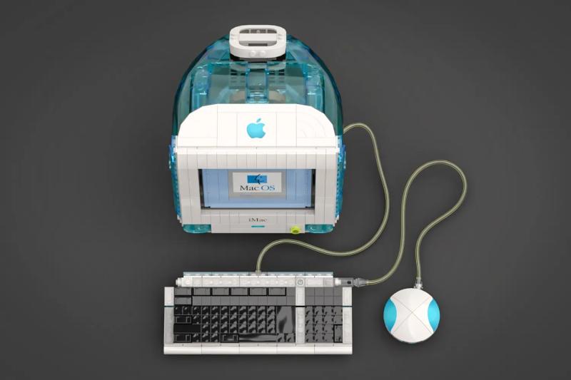 Легендарний iMac в синьому напівпрозорому корпусі може вийти у вигляді конструктора Lego