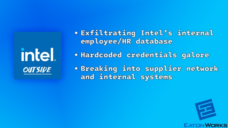 Хакер завантажив дані усіх 270 тис. працівників Intel завдяки простій вразливості входу на сайти