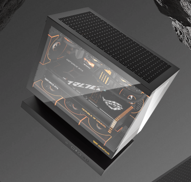 Акваріум для RTX 5090: корпус darkFlash Floatron F1 оптимізований для доступу повітря та розміщення компонентів