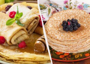 Ажурні млинці “Три склянки”: геніальний рецепт, який ніколи не підводить