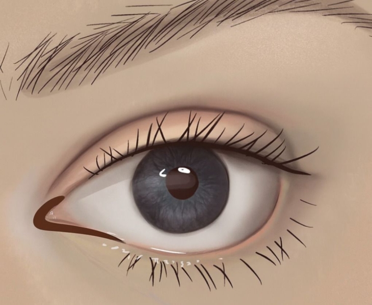 Два штрихи олівцем по нижній повіці зроблять очі надзвичайно красивими