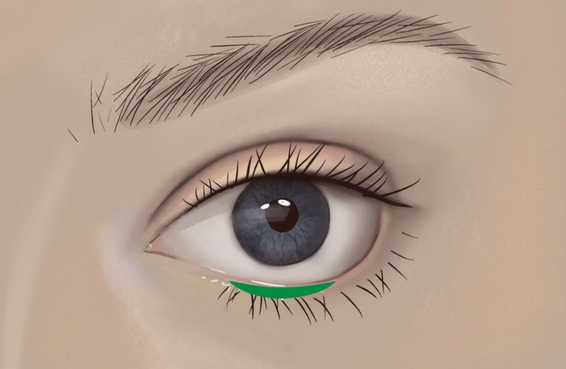 Два штрихи олівцем по нижній повіці зроблять очі надзвичайно красивими