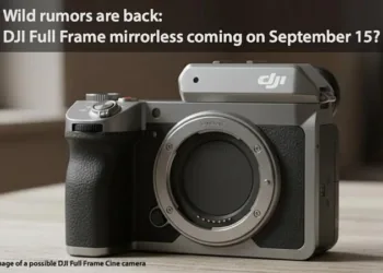 DJI готує першу повнокадрову бездзеркальну камеру