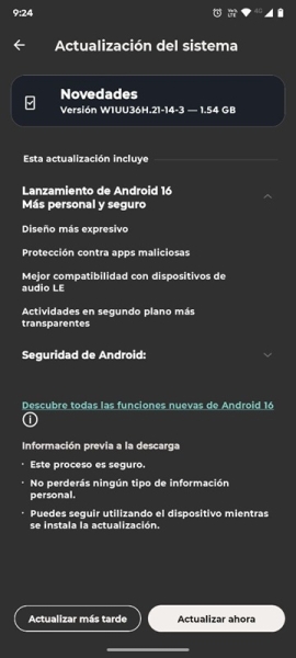 Смартфони Motorola почали отримувати стабільну версію Android 16