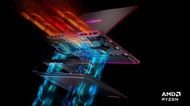 Lenovo запускає ноутбук Legion Pro 7 з Ryzen 9955HX3D та три ігрових монітори