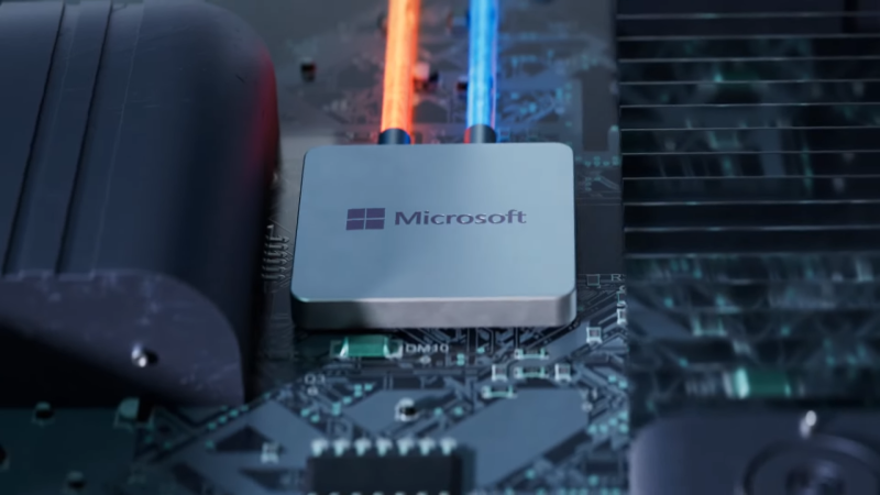 Мікрофлюїди: Microsoft інтегрує рідинне охолодження у кремній процесорів