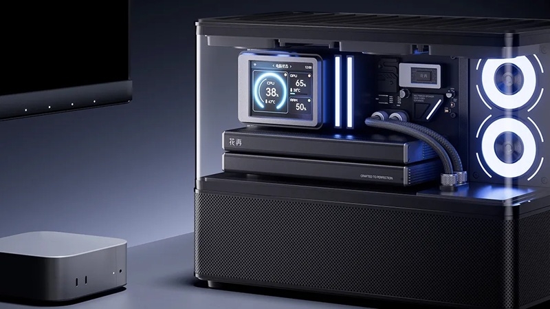 Колонка, яку не відрізнити від геймерського ПК: представлена стильна акустична система Huazai New Cyber