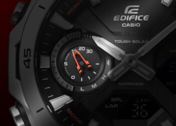 Casio випустила серію годинників Edifice Sospensione, виконаних у стилі Формули-1