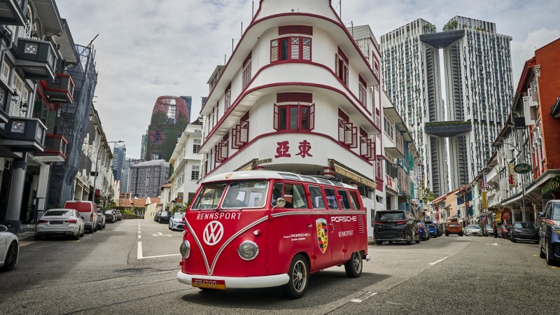 У новому Porsche Experience Centre Singapore траса пройде прямо крізь будівлю