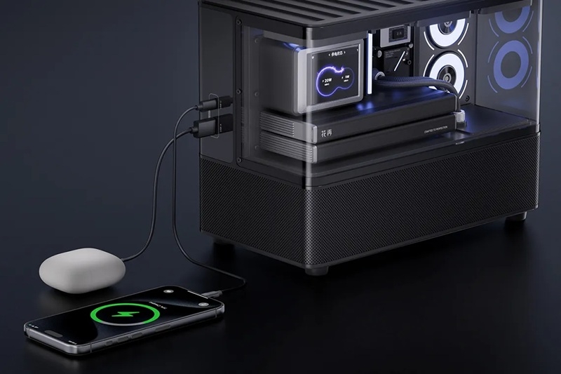 Колонка, яку не відрізнити від геймерського ПК: представлена стильна акустична система Huazai New Cyber