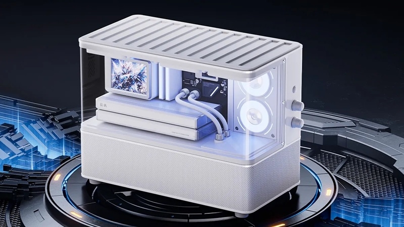 Колонка, яку не відрізнити від геймерського ПК: представлена стильна акустична система Huazai New Cyber