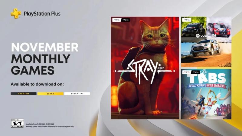 Мила адвенчура Stray стане хедлайнером листопадової підбірки ігор для передплатників PlayStation Plus