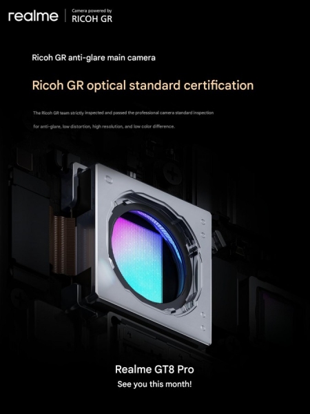 Realme GT 8 Pro отримає камеру, створену спільно з Ricoh GR: фірмова оптика і купа програмного мотлоху