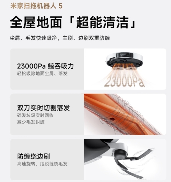 Перед ним немає перешкод: Xiaomi випустила Mijia Robot Vacuum Mop 5 — робот-пилосос, який долає пороги до 40 мм